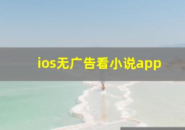 ios无广告看小说app