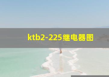 ktb2-225继电器图