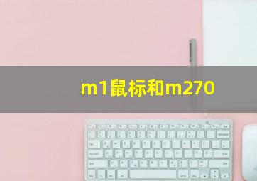 m1鼠标和m270