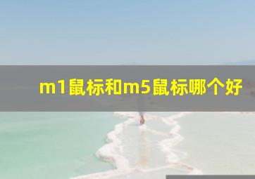 m1鼠标和m5鼠标哪个好