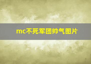 mc不死军团帅气图片