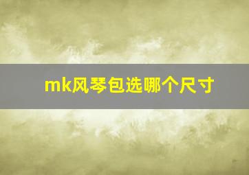 mk风琴包选哪个尺寸