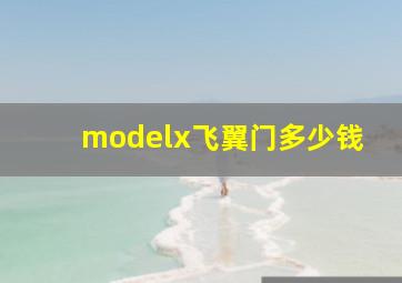 modelx飞翼门多少钱