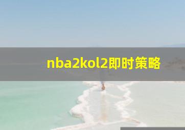 nba2kol2即时策略