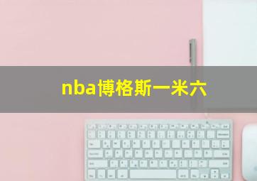 nba博格斯一米六