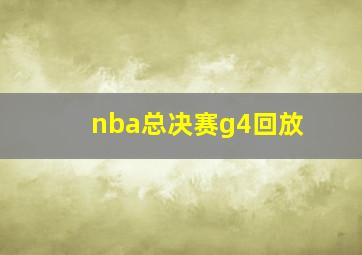 nba总决赛g4回放