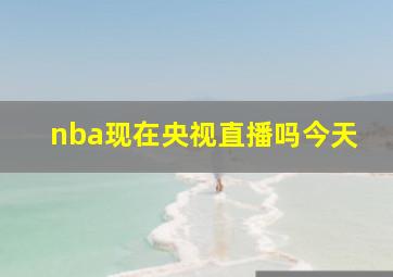 nba现在央视直播吗今天