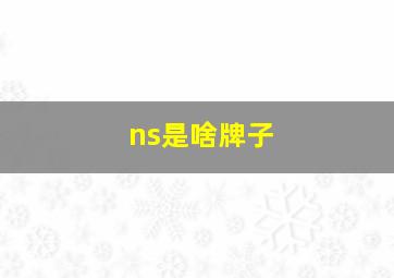 ns是啥牌子