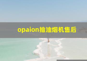 opaion抽油烟机售后