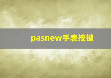 pasnew手表按键