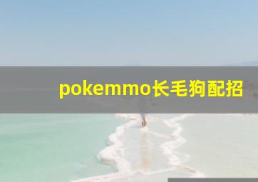 pokemmo长毛狗配招