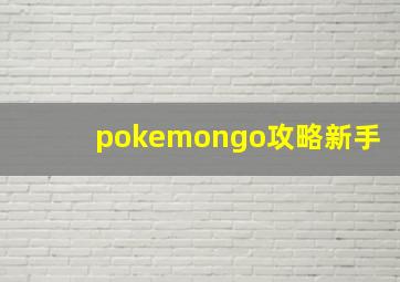 pokemongo攻略新手