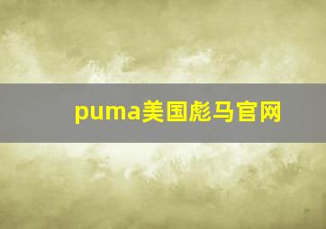 puma美国彪马官网