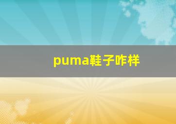 puma鞋子咋样