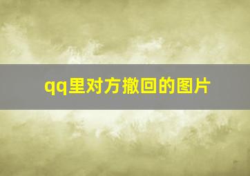 qq里对方撤回的图片