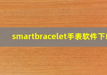 smartbracelet手表软件下载