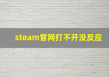 steam官网打不开没反应