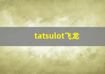 tatsulot飞龙