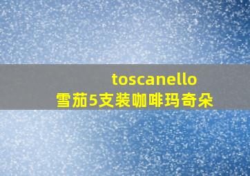 toscanello雪茄5支装咖啡玛奇朵