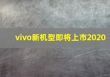 vivo新机型即将上市2020