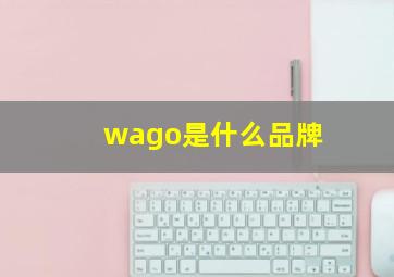 wago是什么品牌