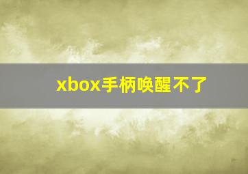 xbox手柄唤醒不了