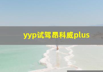 yyp试驾昂科威plus