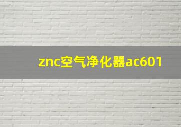 znc空气净化器ac601