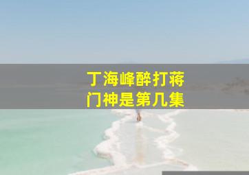 丁海峰醉打蒋门神是第几集