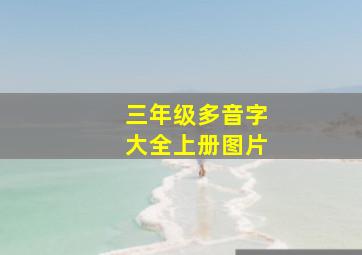 三年级多音字大全上册图片