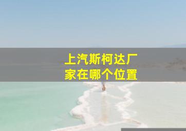 上汽斯柯达厂家在哪个位置