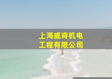 上海威肯机电工程有限公司