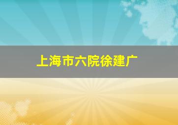 上海市六院徐建广