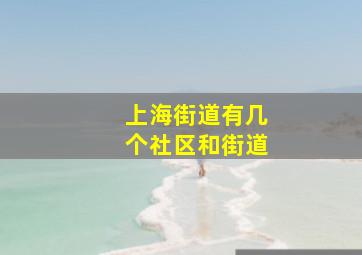 上海街道有几个社区和街道