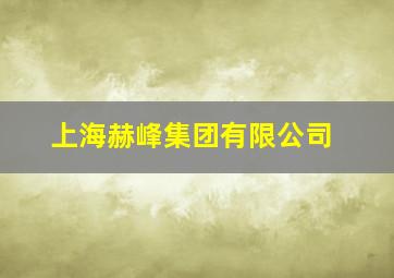 上海赫峰集团有限公司