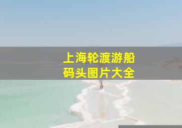 上海轮渡游船码头图片大全