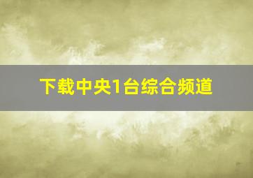 下载中央1台综合频道