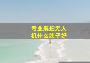 专业航拍无人机什么牌子好