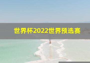 世界杯2022世界预选赛