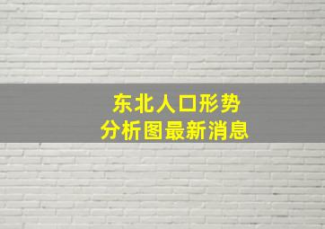 东北人口形势分析图最新消息