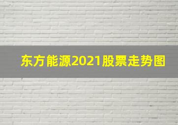 东方能源2021股票走势图