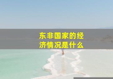 东非国家的经济情况是什么