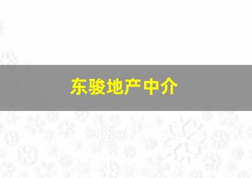 东骏地产中介