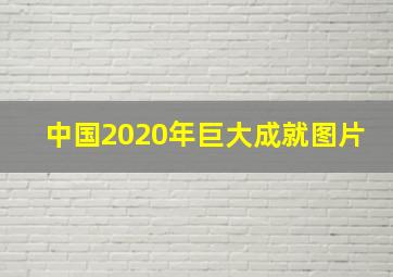 中国2020年巨大成就图片