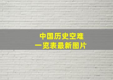 中国历史空难一览表最新图片