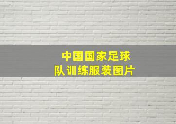 中国国家足球队训练服装图片