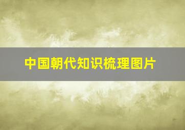 中国朝代知识梳理图片