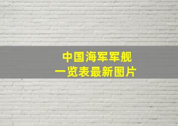 中国海军军舰一览表最新图片