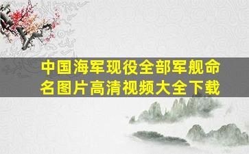 中国海军现役全部军舰命名图片高清视频大全下载