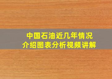 中国石油近几年情况介绍图表分析视频讲解